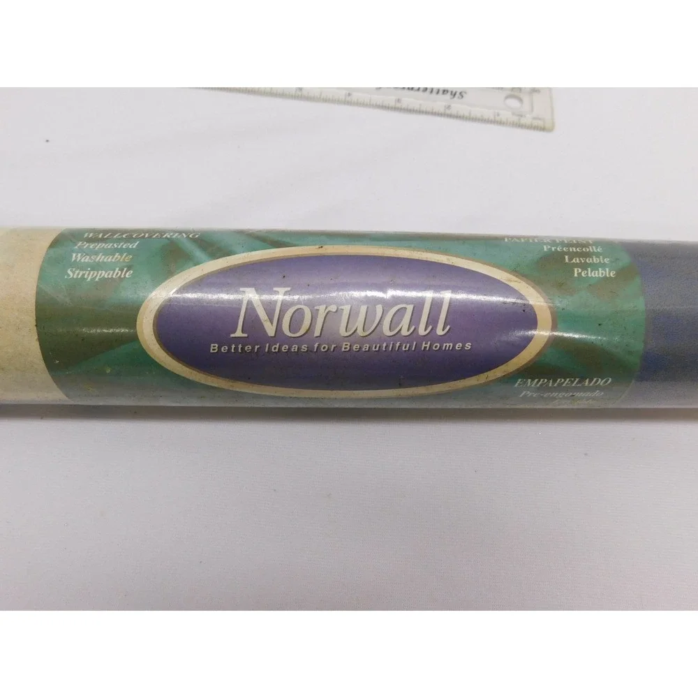 Vintage Norwall Wallpaper Boat Nautical 55.7 Sq Ft